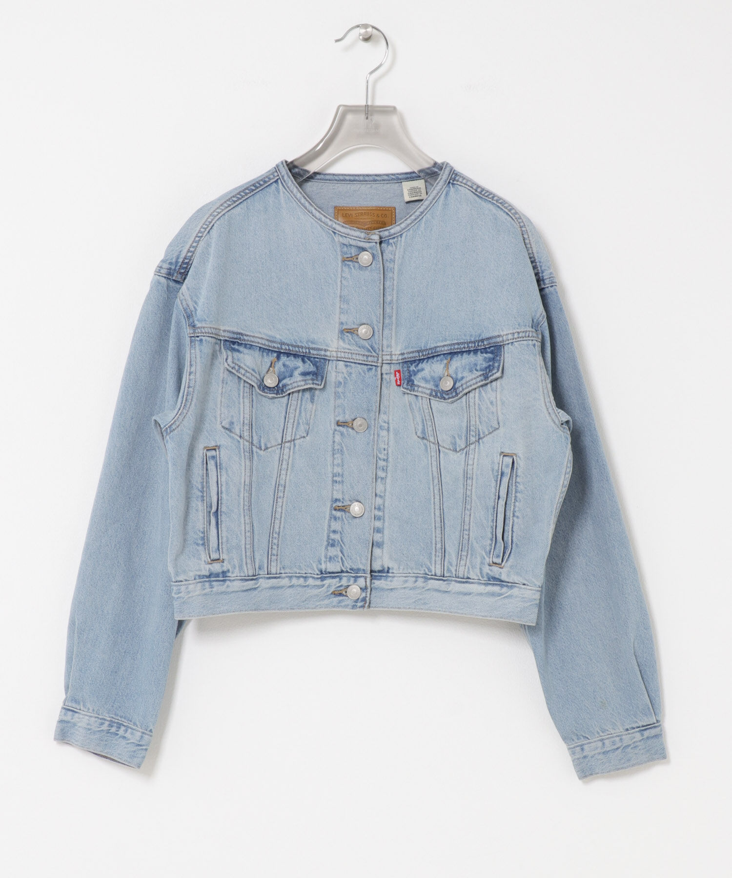 URBAN RESEARCH「LEVI&rsquo;S　COLLARLESS 90S TRUCKER」|デニムジャケット|ライトインディゴブル