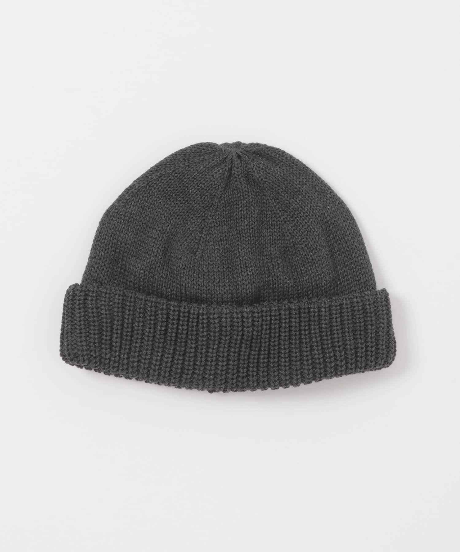 URBAN RESEARCH DOORS「BIG KNIT CAP」|ニット帽|チャコールグレー