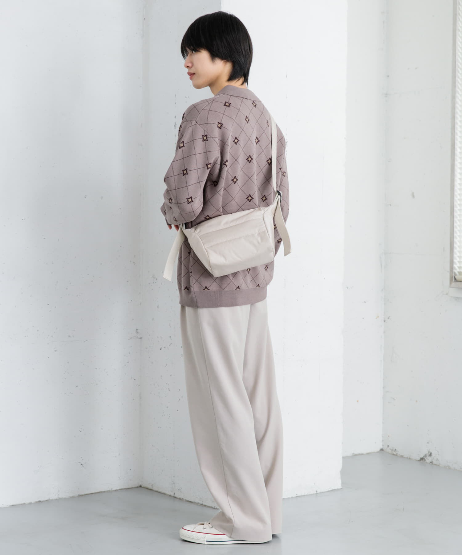 SENSE OF PLACE by URBAN RESEARCH「フラワージャガードニットポロ」|ニット・セーター|