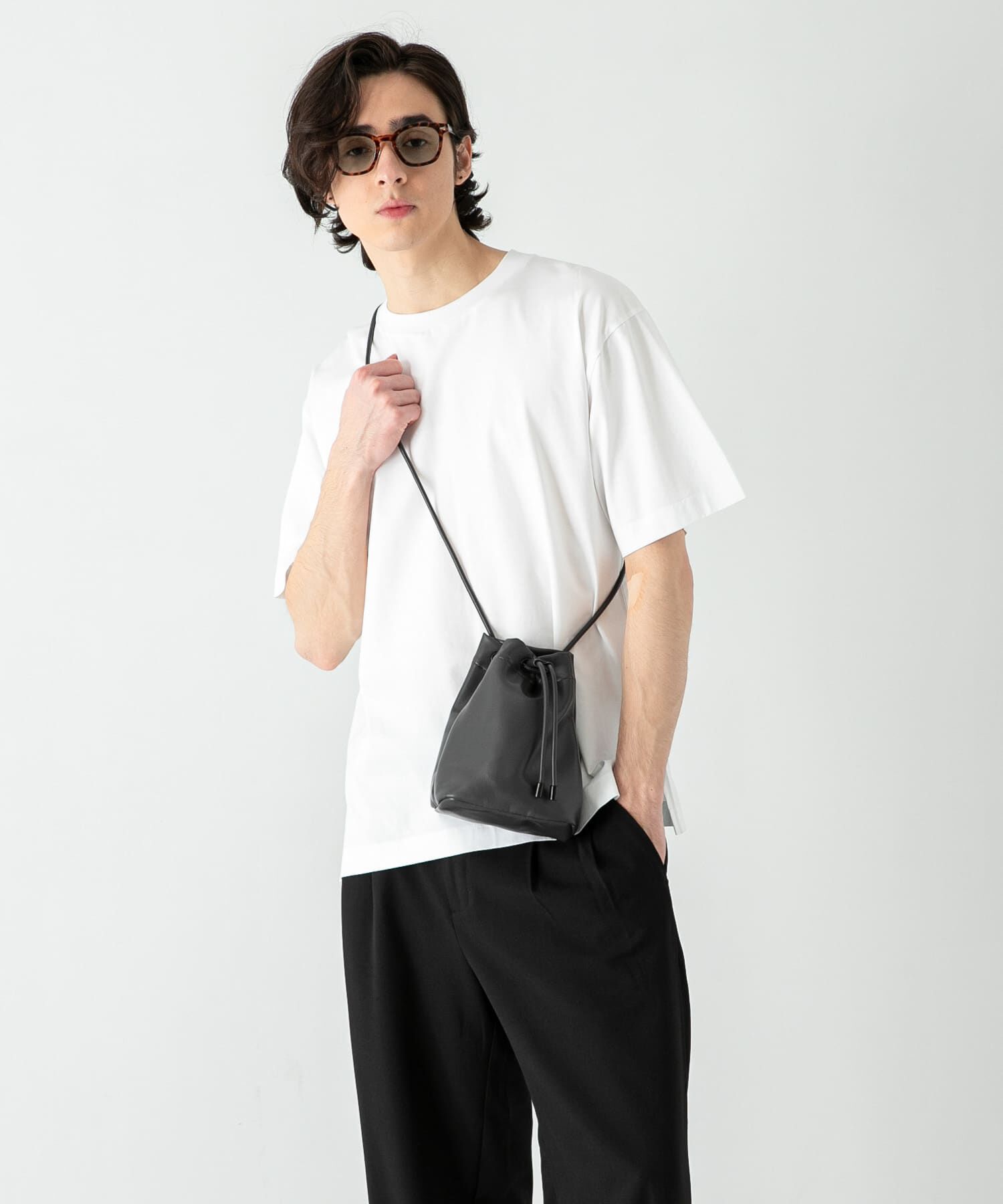 SENSE OF PLACE by URBAN RESEARCH「シルケットTシャツ(5分袖)」|Tシャツ・カットソー|