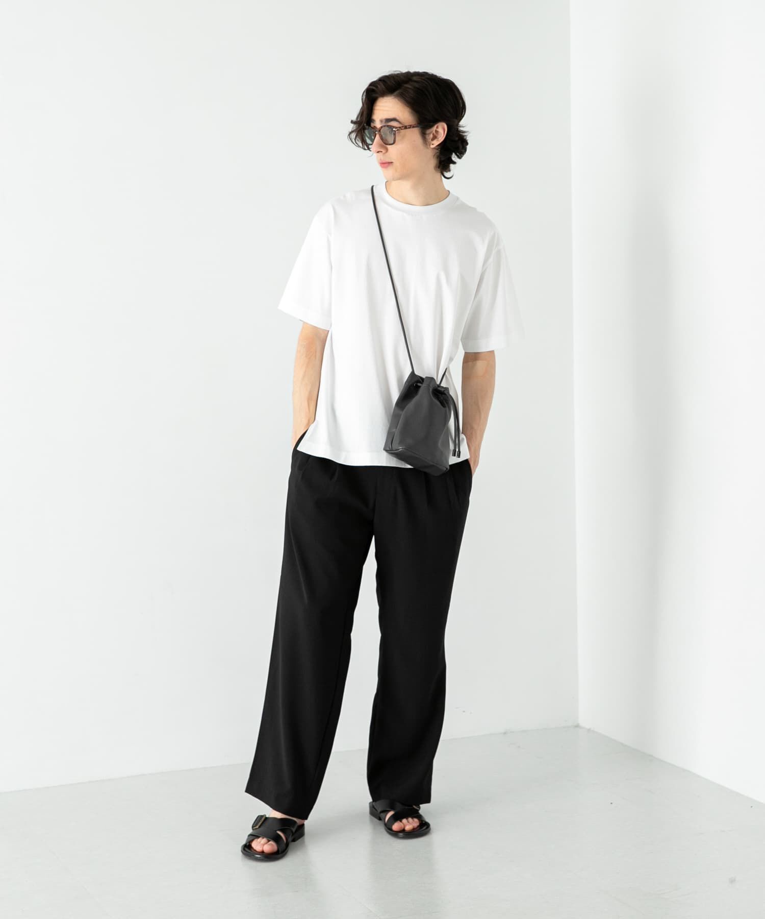 SENSE OF PLACE by URBAN RESEARCH「シルケットTシャツ(5分袖)」|Tシャツ・カットソー|