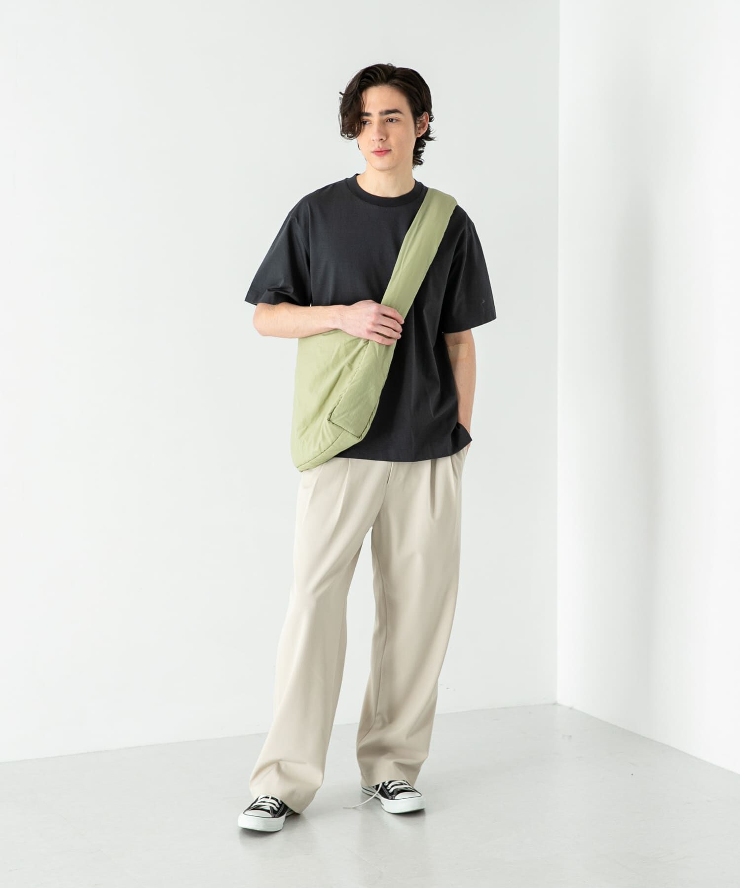 SENSE OF PLACE by URBAN RESEARCH「シルケットTシャツ(5分袖)」|Tシャツ・カットソー|