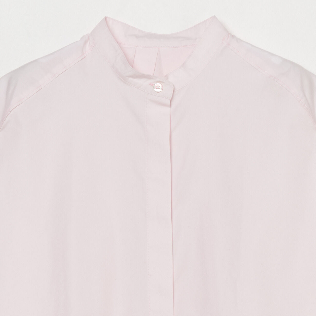 HELIOPOLE「HELIOPOLE BACK VOLUME STAND COLLAR SHIRT」|シャツ・ブラウス|