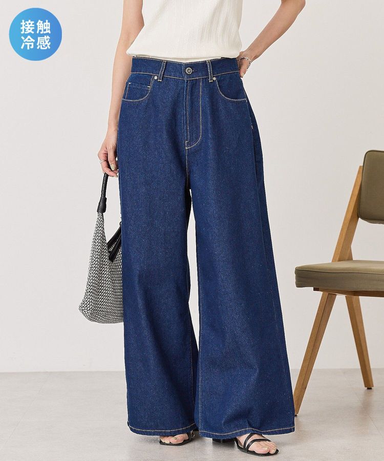 AMERICAN HOLIC「【接触冷感】バギーデニム」|デニム|One Wash