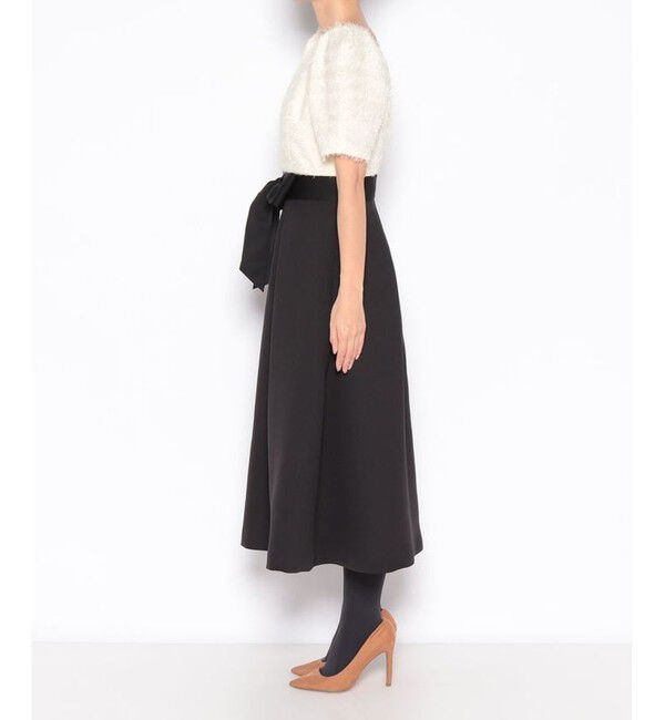 LOULOU WILLOUGHBY「【LOULOU WILLOUGHBY】カットジャガードワンピース」|ワンピース|