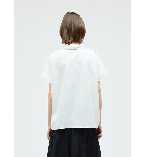 mizuiro ind「mizuiro ind ワッシャーカラーワイドシャツ」|シャツ・ブラウス|