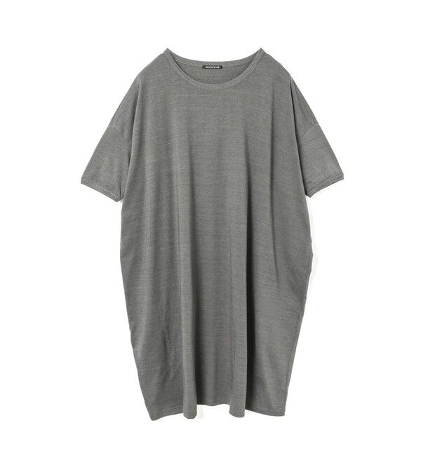 mizuiro ind「mizuiro ind クルーネックワイドワンピース」|ワンピース|グレー
