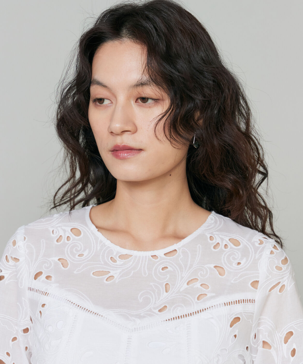 la veille by SUPERIOR CLOSET「刺繍チュニックブラウス」|シャツ・ブラウス|