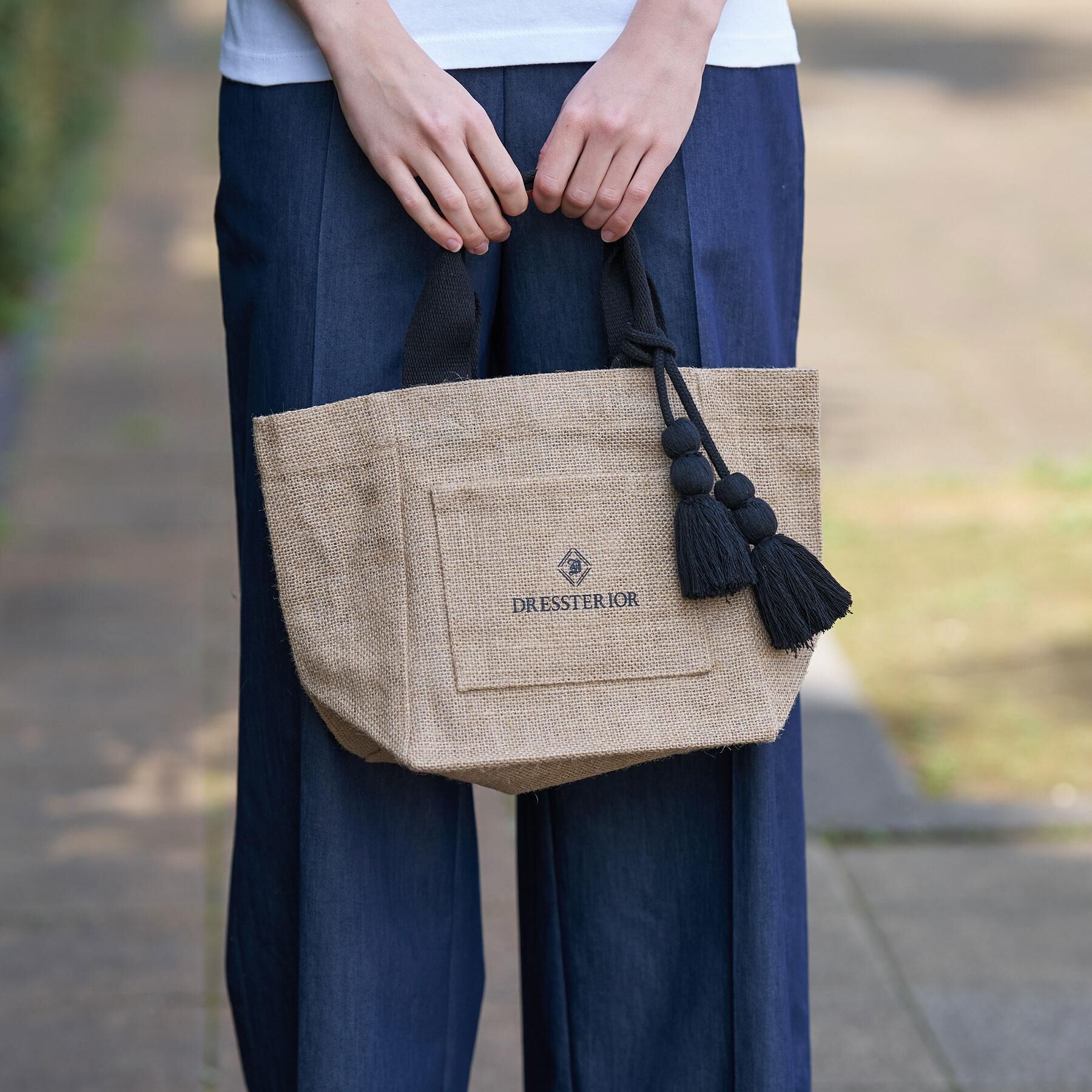 DRESSTERIOR「【otonaMUSE5月号掲載】ジュートキャンバス トートバッグ」|トートバッグ|