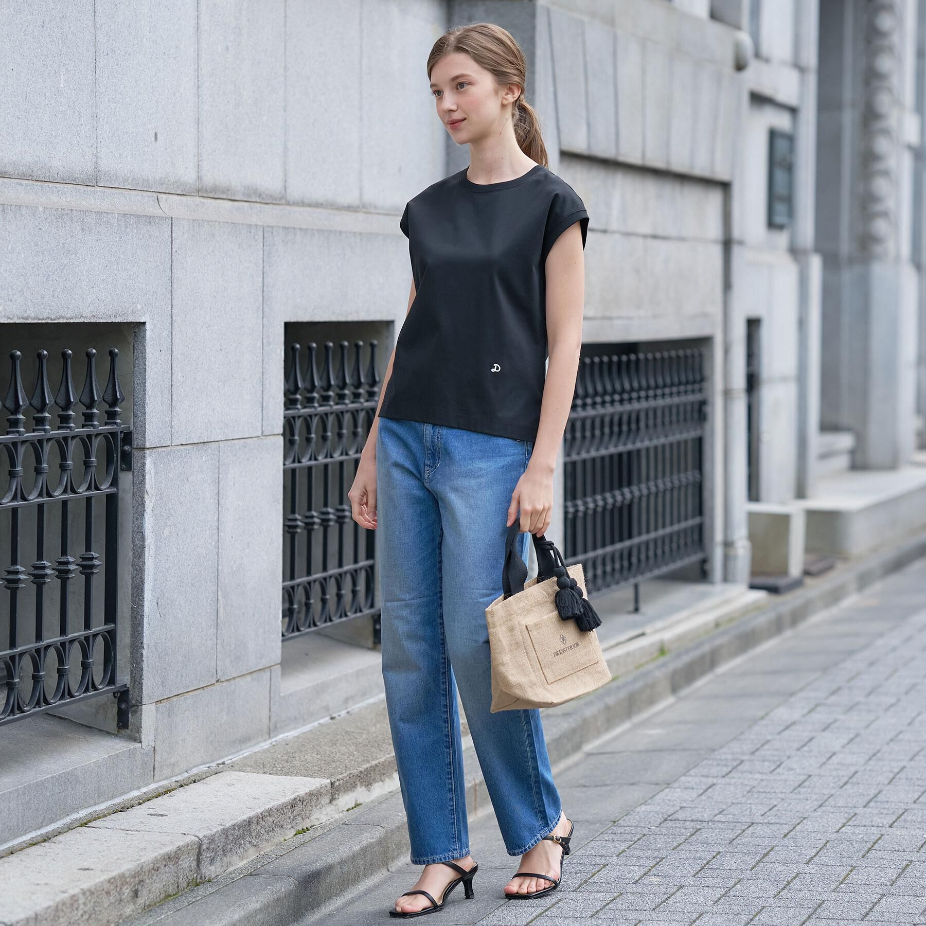 DRESSTERIOR「【otonaMUSE5月号掲載】ジュートキャンバス トートバッグ」|トートバッグ|