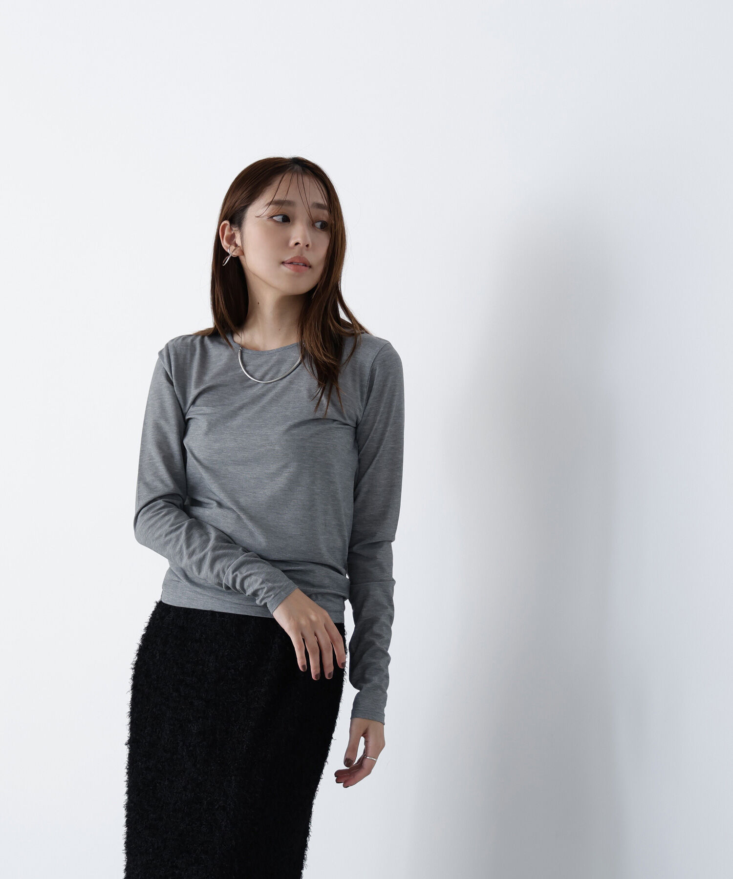 「シアーカットソーシリーズ クルーネック」|Tシャツ・カットソー|
