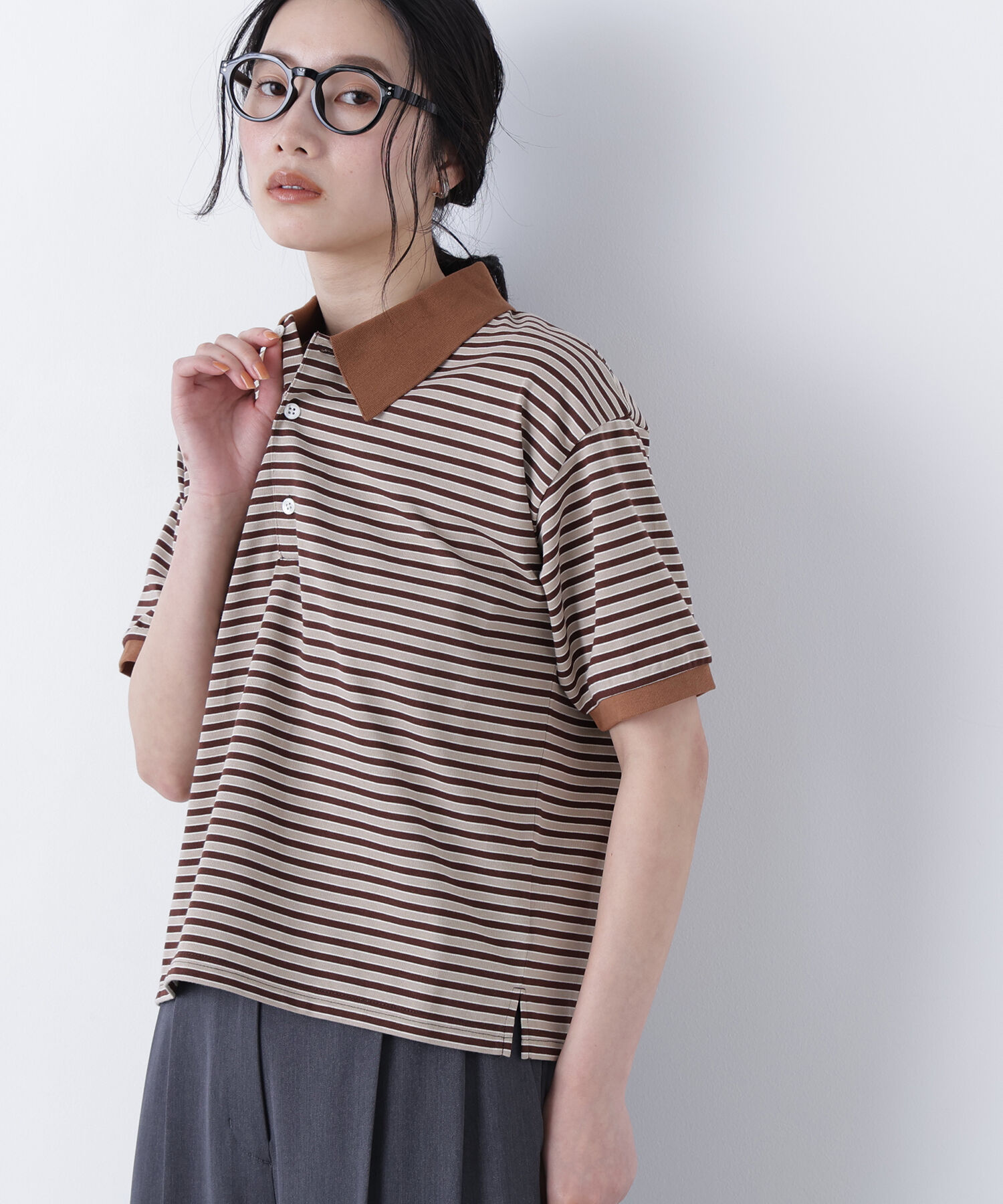  「〈N.〉ボーダーカットソー」|Tシャツ・カットソー|