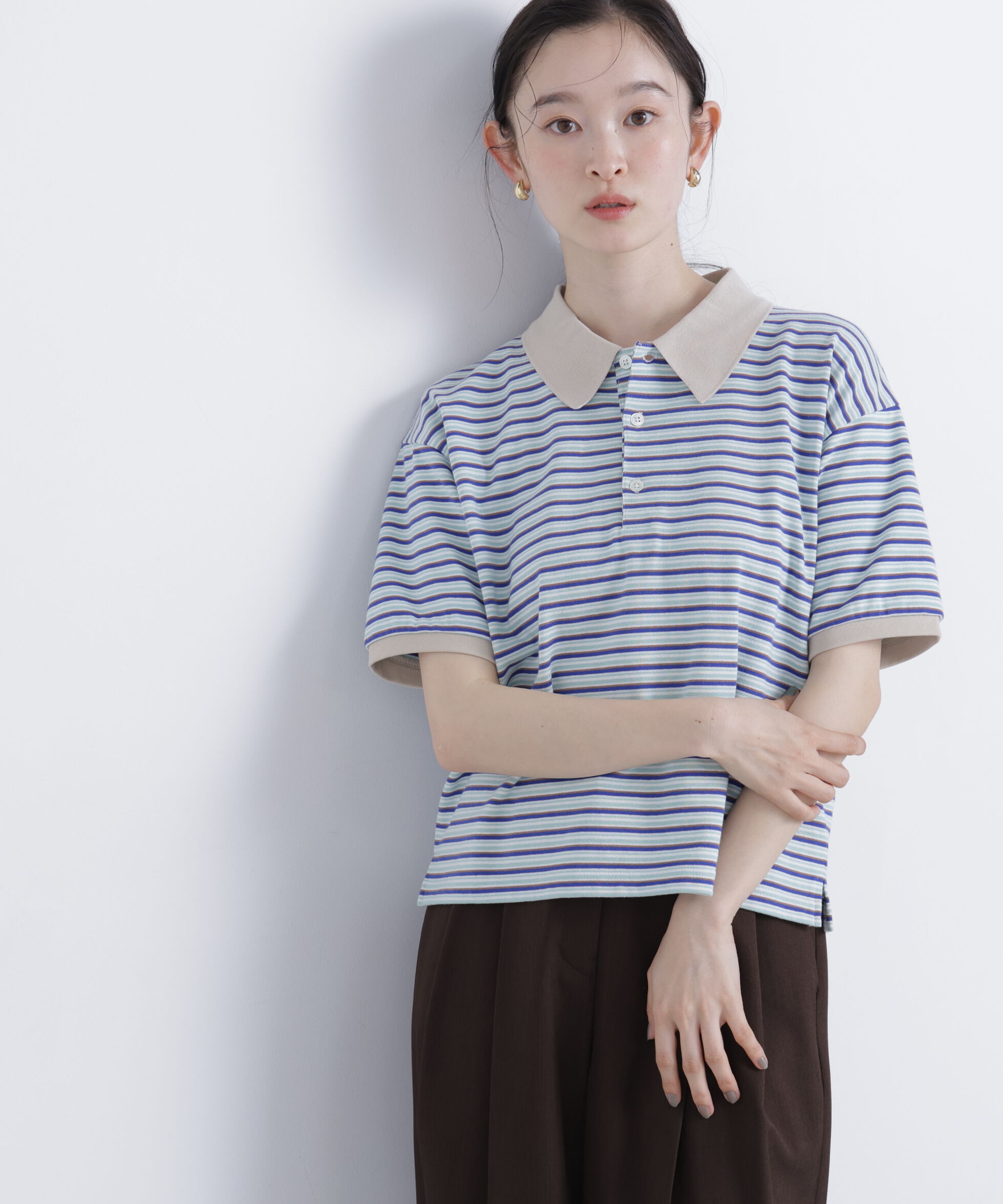  「〈N.〉ボーダーカットソー」|Tシャツ・カットソー|