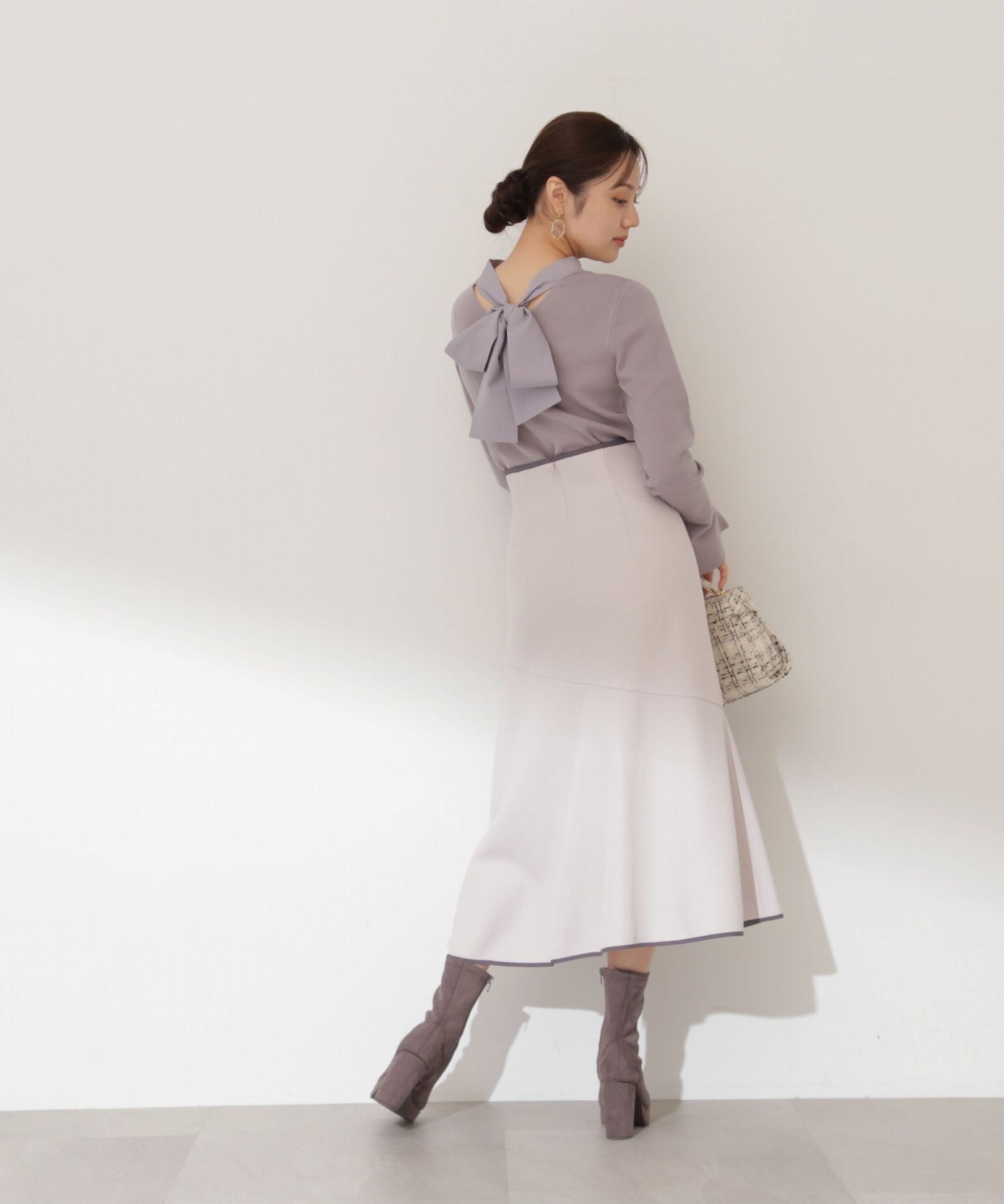 PROPORTION BODY DRESSING「パイピングマーメイドスカート」|スカート|