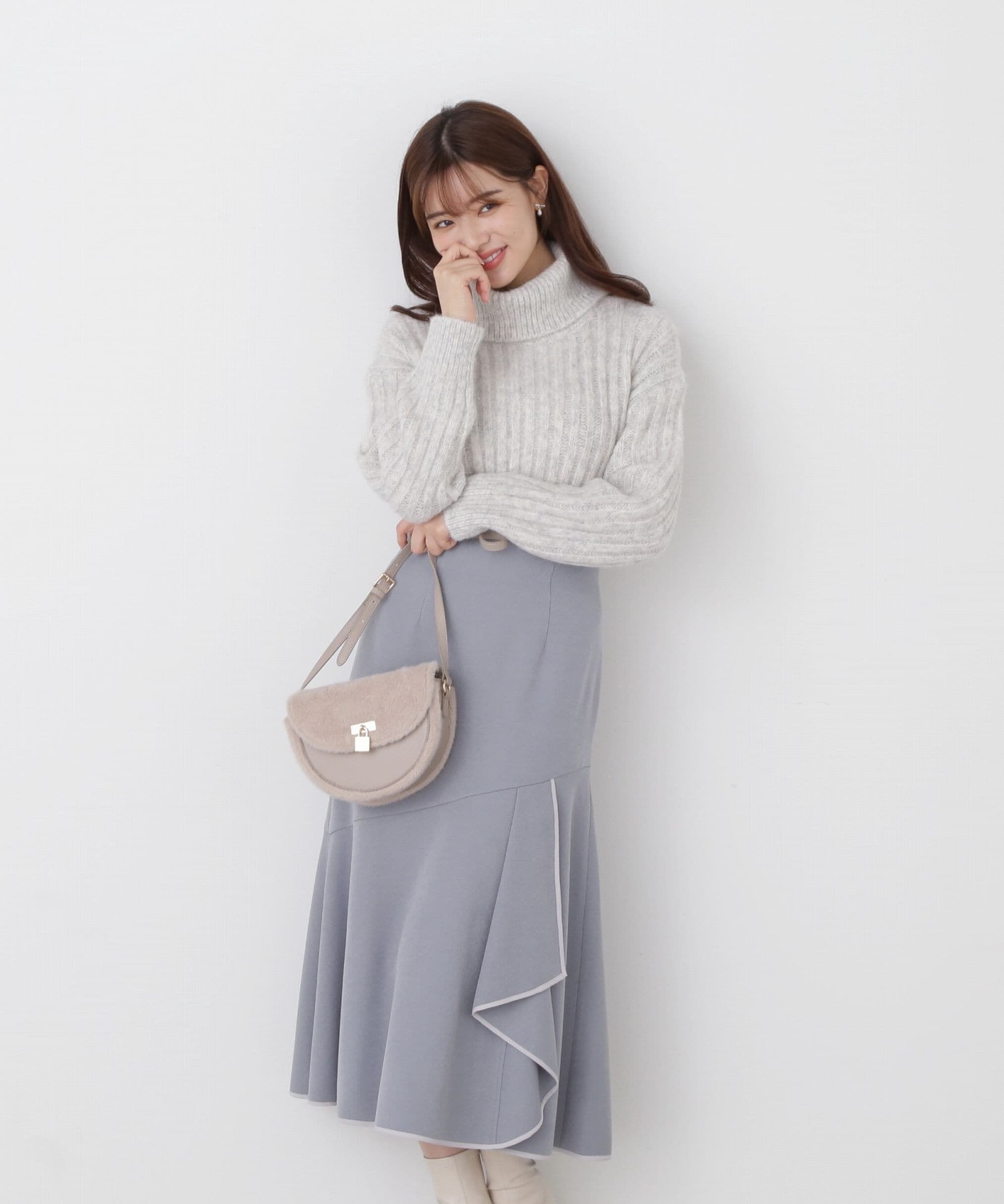 PROPORTION BODY DRESSING「パイピングマーメイドスカート」|スカート|
