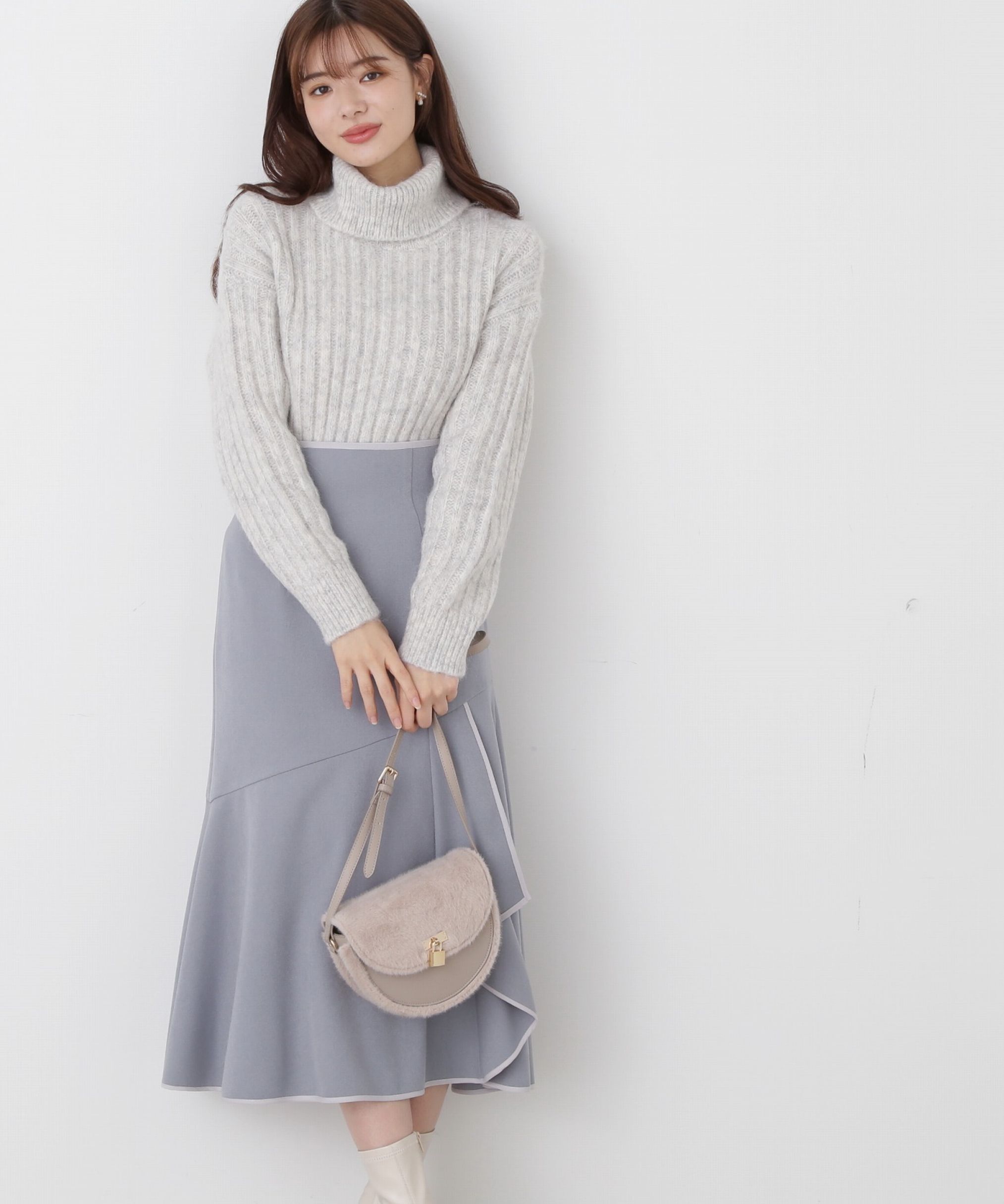 PROPORTION BODY DRESSING「パイピングマーメイドスカート」|スカート|