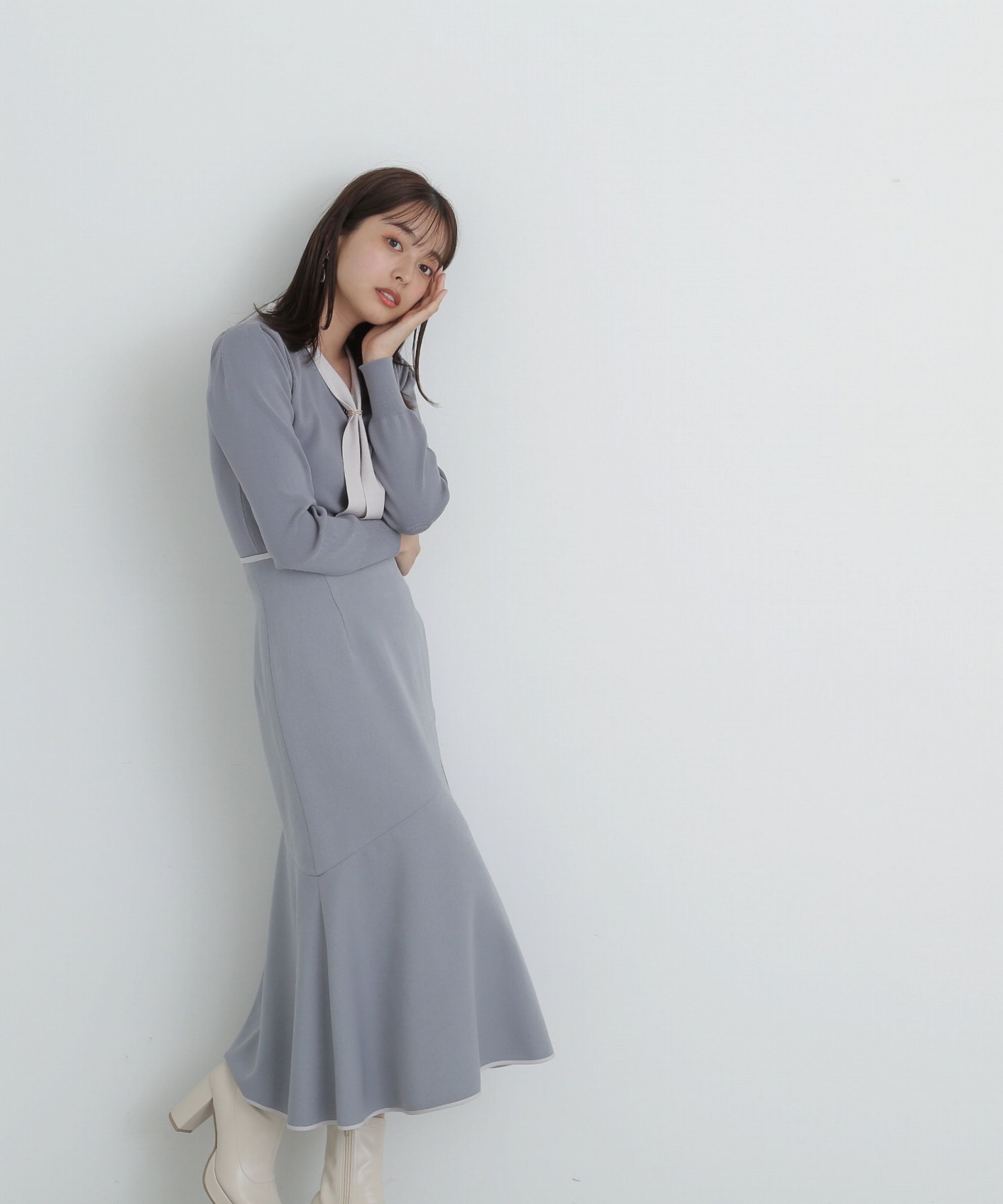 PROPORTION BODY DRESSING「パイピングマーメイドスカート」|スカート|