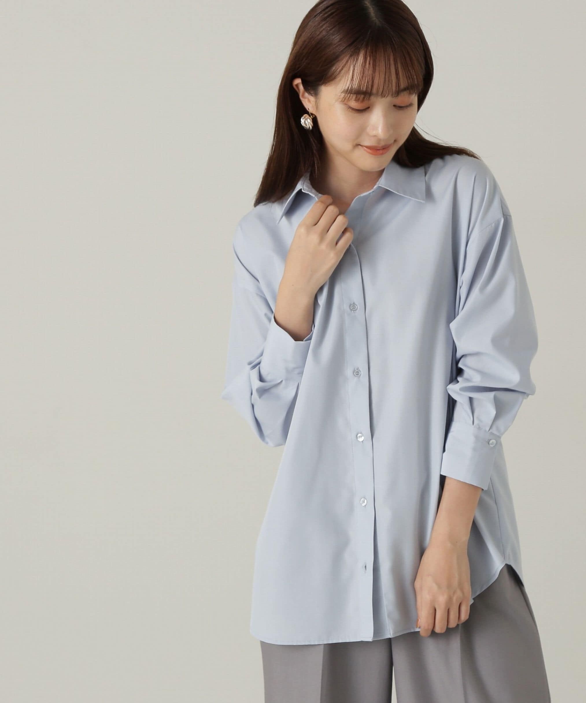 PROPORTION BODY DRESSING「チュールビスチェ付シャツ24AW」|シャツ・ブラウス|