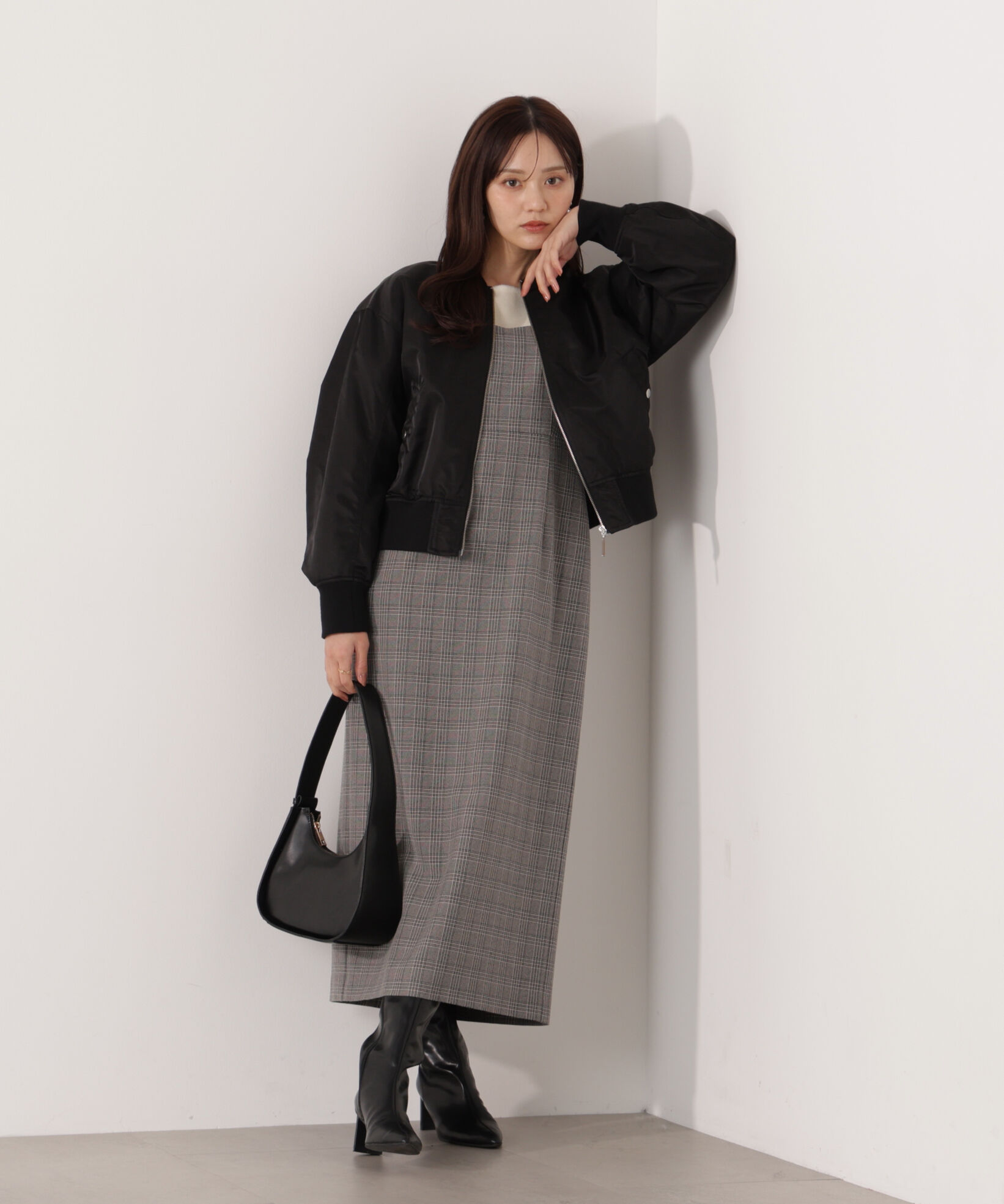 PROPORTION BODY DRESSING「フリルショルダーワンピース 25AW」|ワンピース|