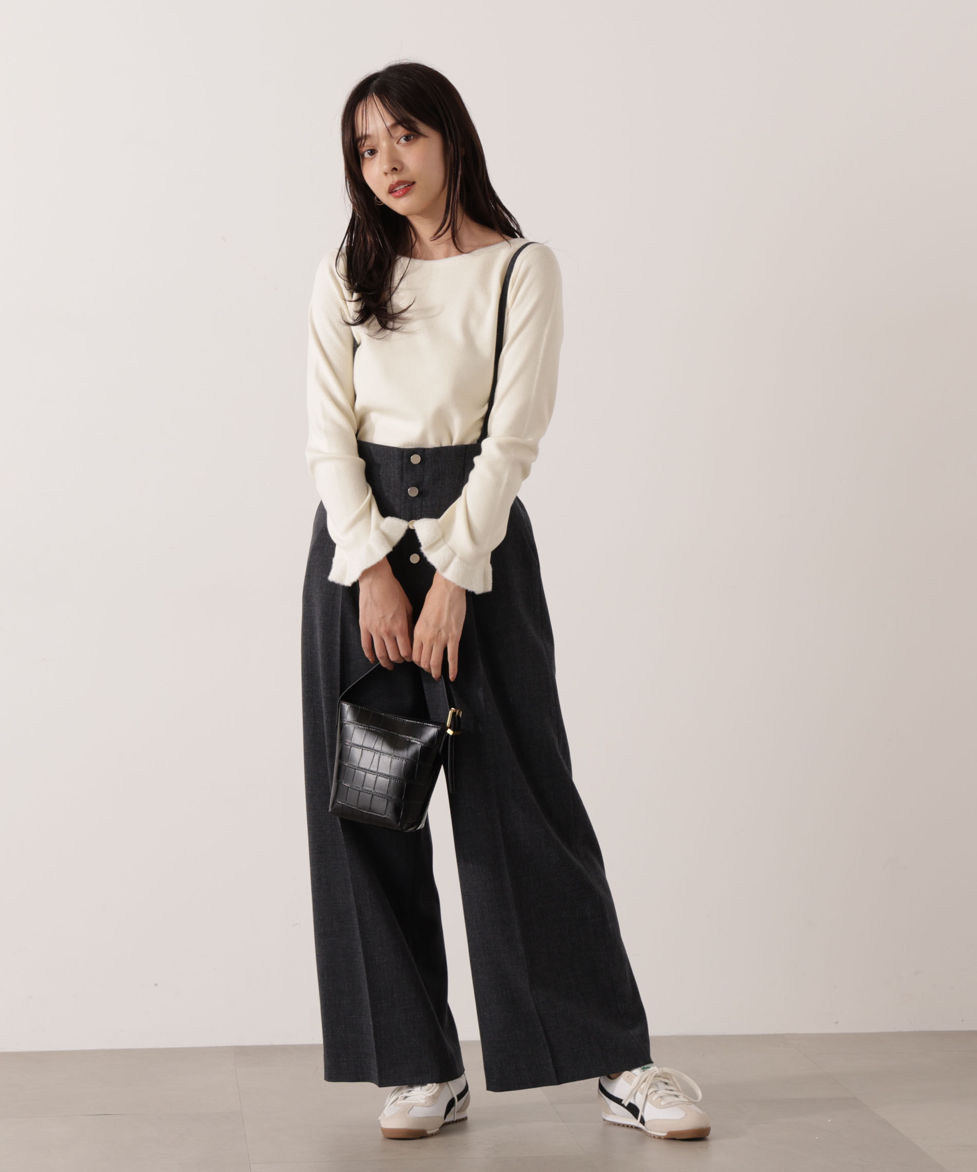 PROPORTION BODY DRESSING「フロント釦2wayワイドパンツ 25AW」|その他|