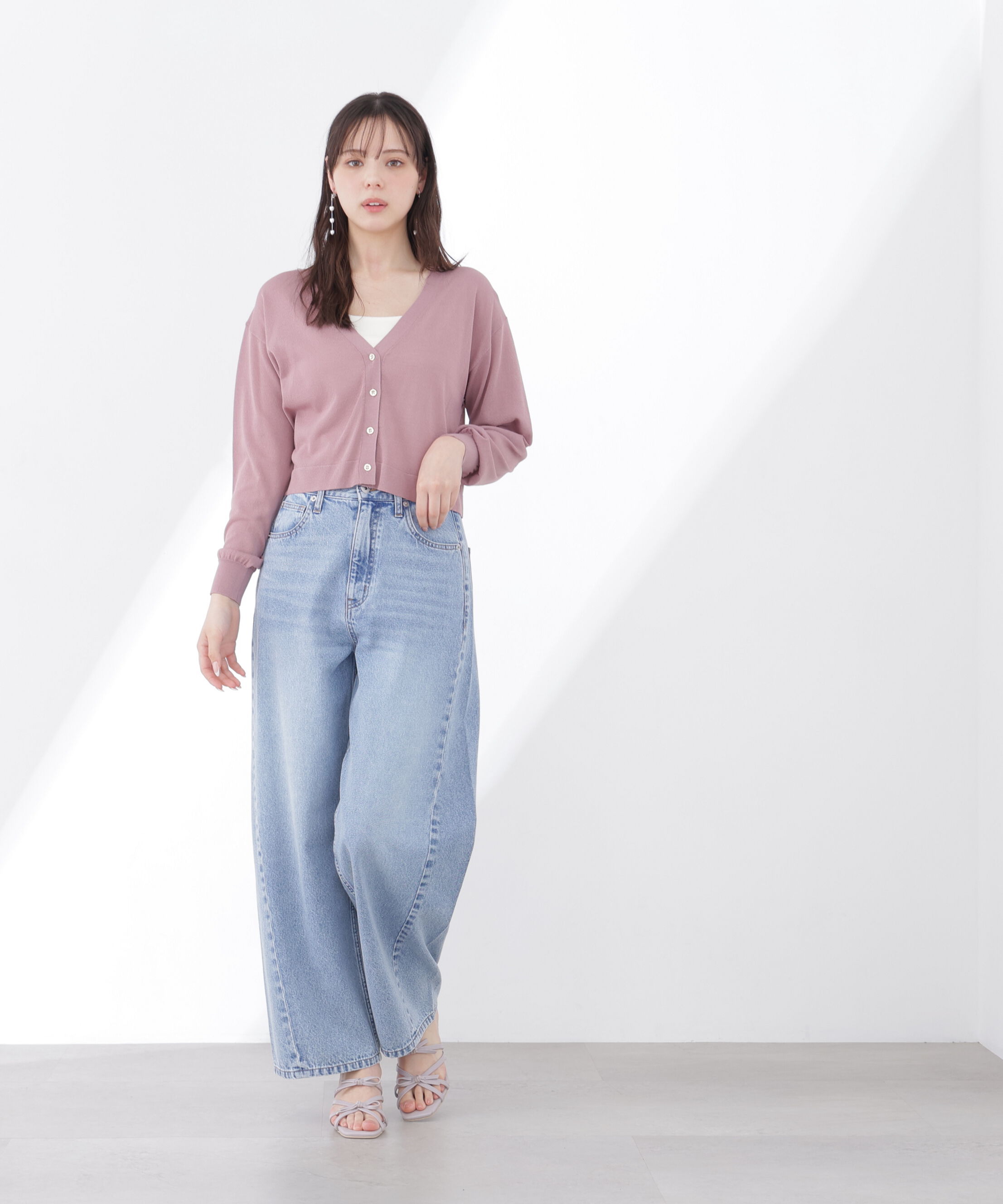 PROPORTION BODY DRESSING「＜UVカット＞シアーカーディガン」|カーディガン|