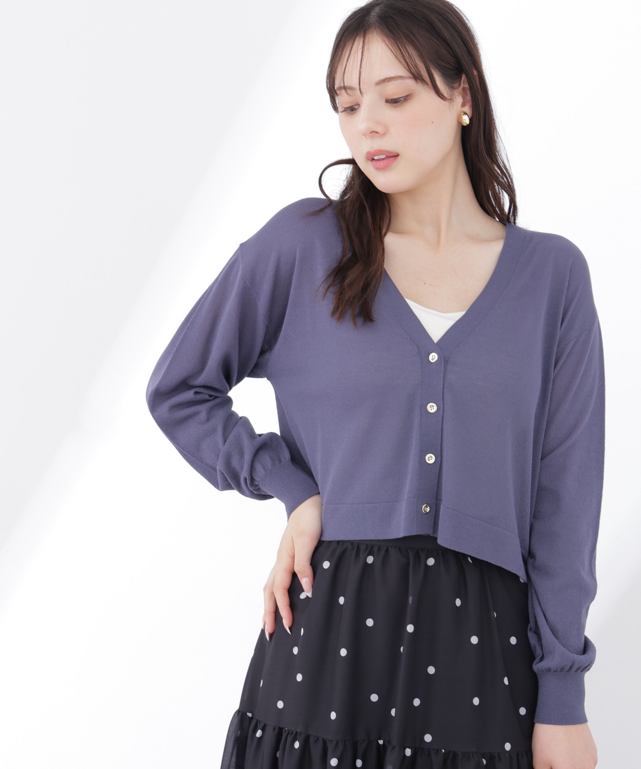PROPORTION BODY DRESSING「＜UVカット＞シアーカーディガン」|カーディガン|