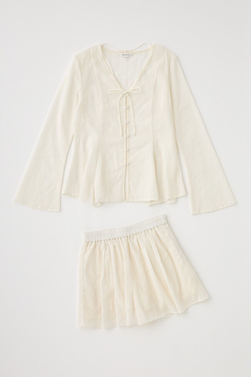 MOUSSY「SLEEVE FLARE シャツ & スカート」|ワンピース|
