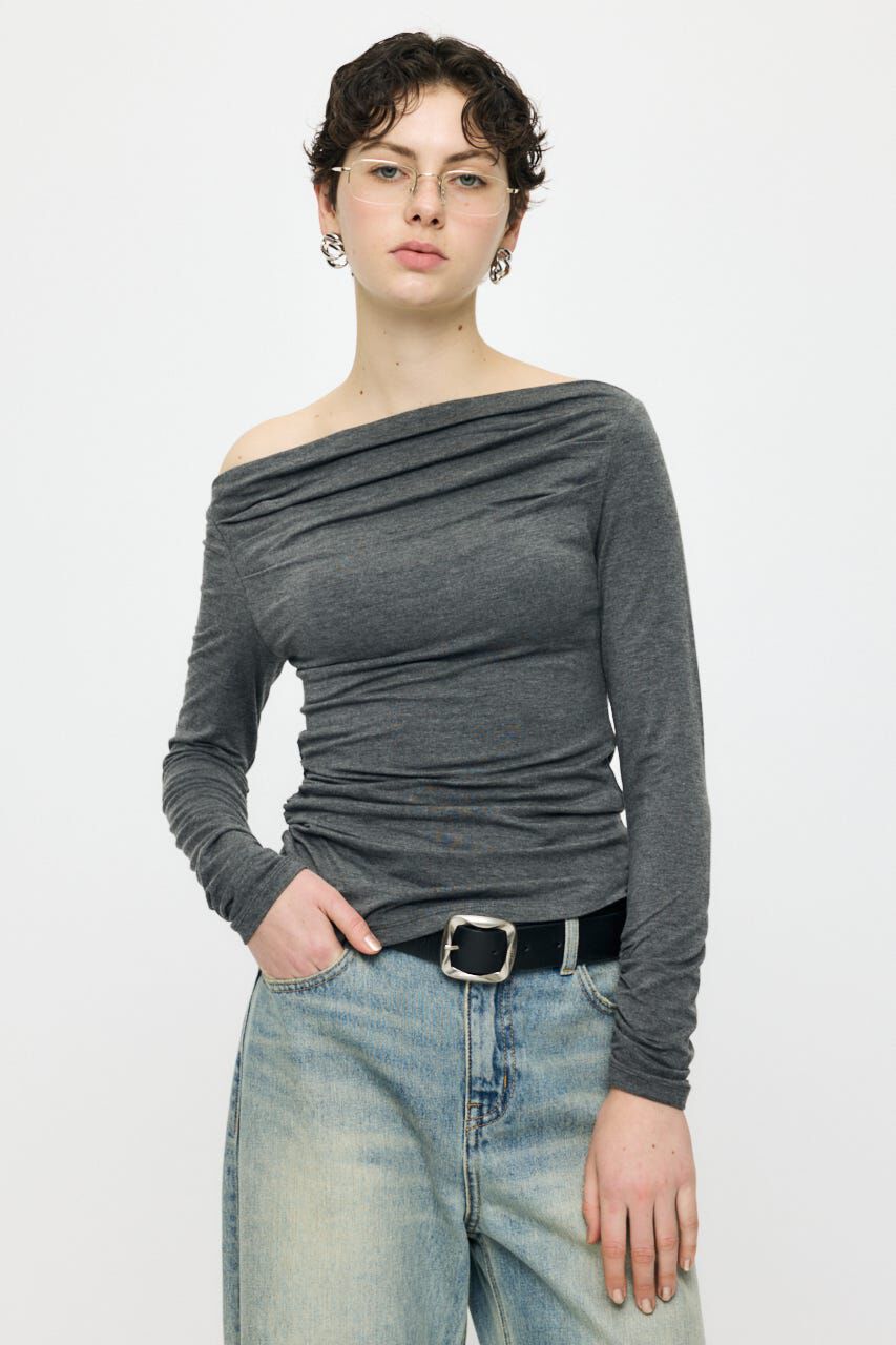 MOUSSY「GATHER 3WAY トップス」|Tシャツ・カットソー|