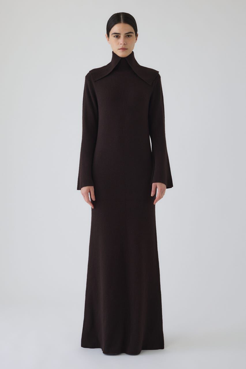 RIM.ARK 「Long high collar knit dress」|ワンピース|