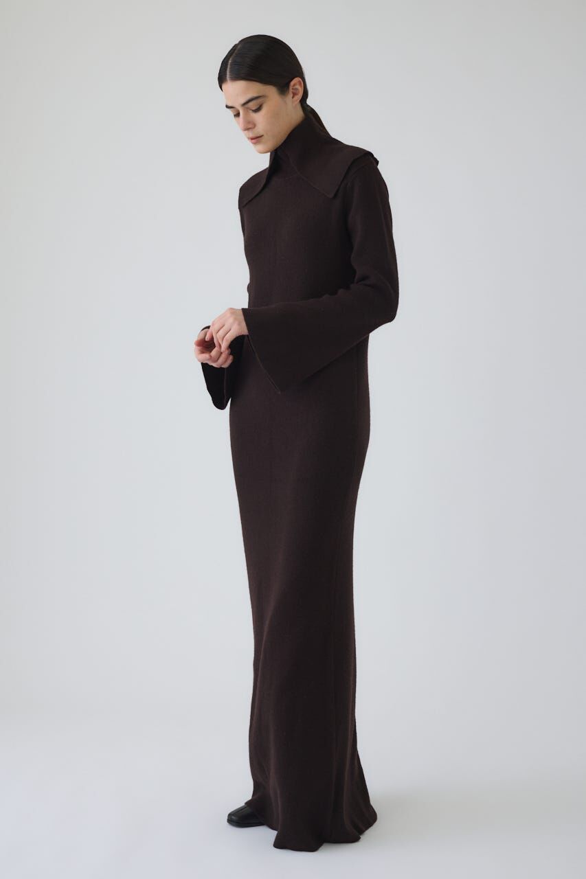 RIM.ARK 「Long high collar knit dress」|ワンピース|