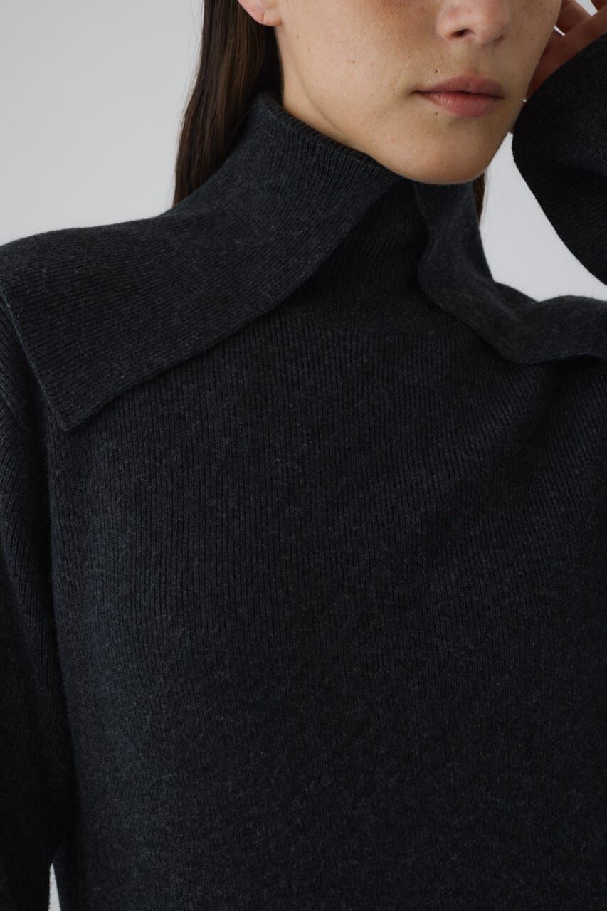 RIM.ARK 「Long high collar knit dress」|ワンピース|