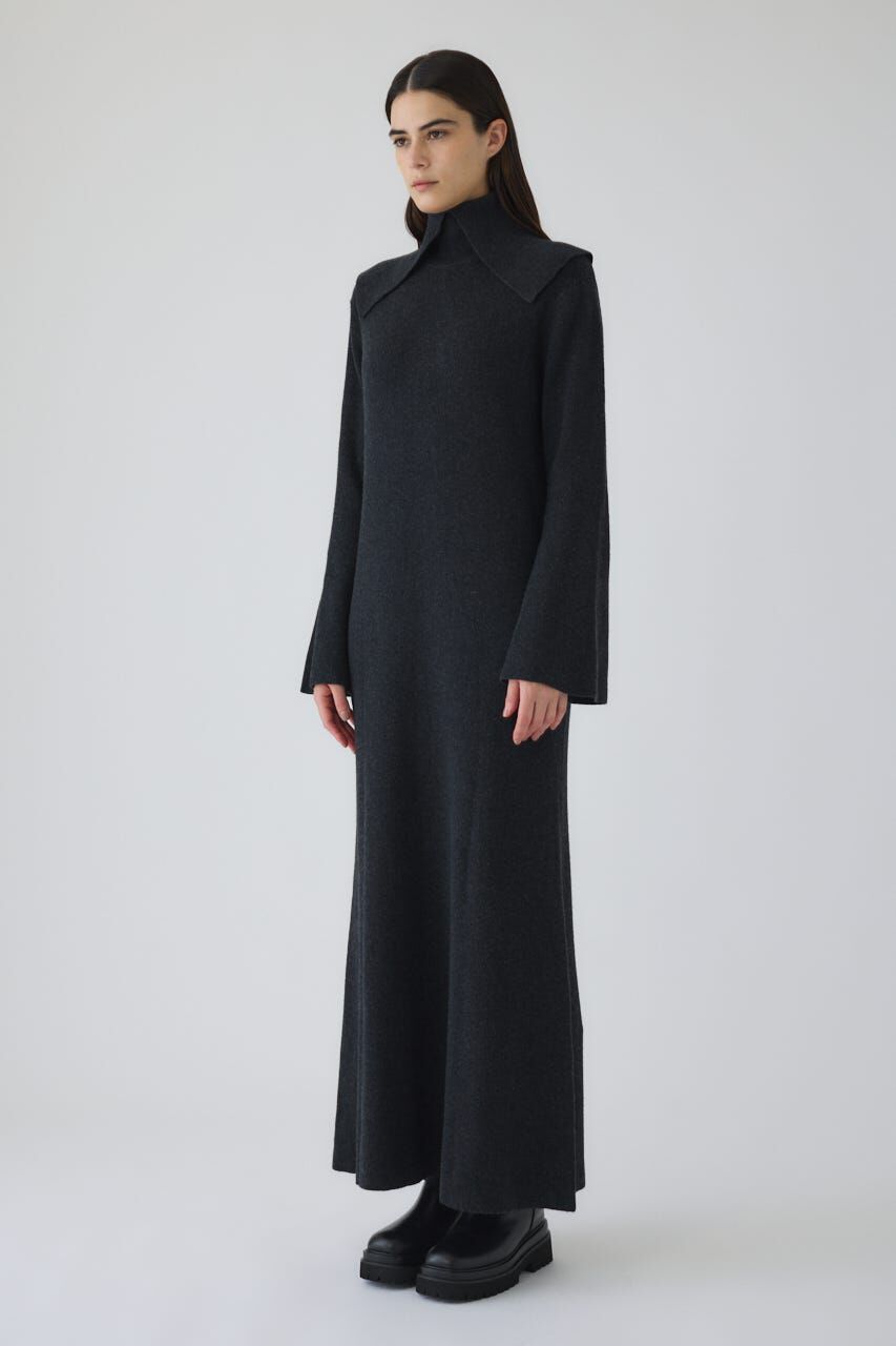 RIM.ARK 「Long high collar knit dress」|ワンピース|