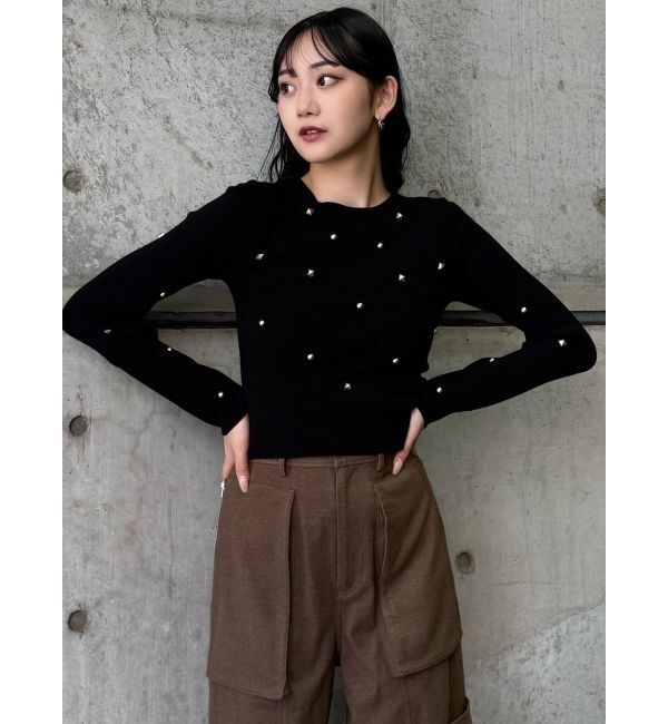 MURUA「スタッズニット」|ニット・セーター|