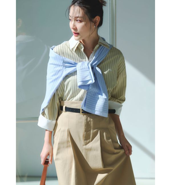 LAGUNAMOON「【POLO BCSコラボ】レイヤードカラーカフスシャツ」|シャツ・ブラウス|