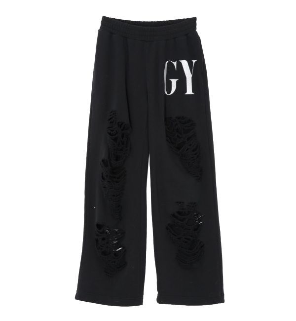 GYDA「GYDA&times;DC ダメージSPARKLE LOGOスウェットパンツ」|その他|
