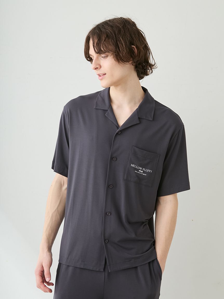 GELATO PIQUE HOMME「【HOMME】【接触冷感】COOLレーヨンロゴシャツ」|シャツ・ブラウス|