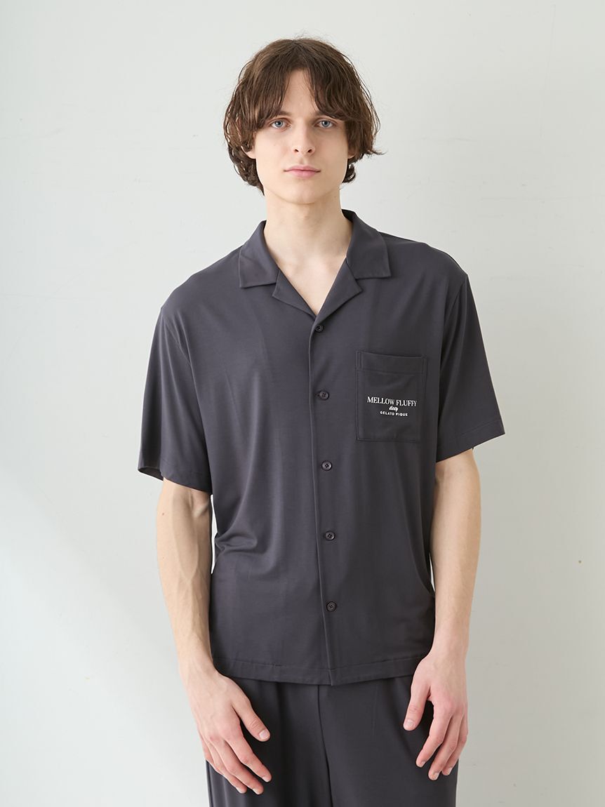 GELATO PIQUE HOMME「【HOMME】【接触冷感】COOLレーヨンロゴシャツ」|シャツ・ブラウス|