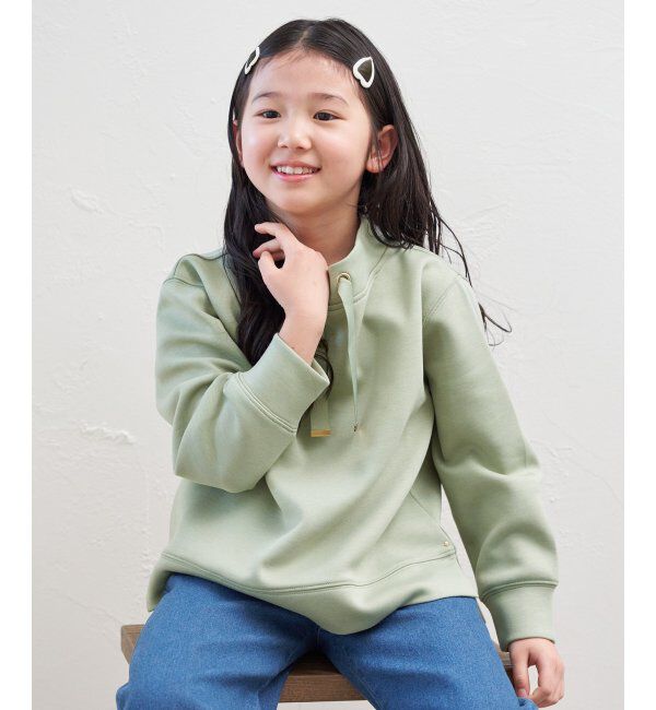 ikka kids「【洗濯機で洗える／親子おそろい】GOKU楽ダンボールスピンドル（120~160cm）」|Tシャツ・カットソー|
