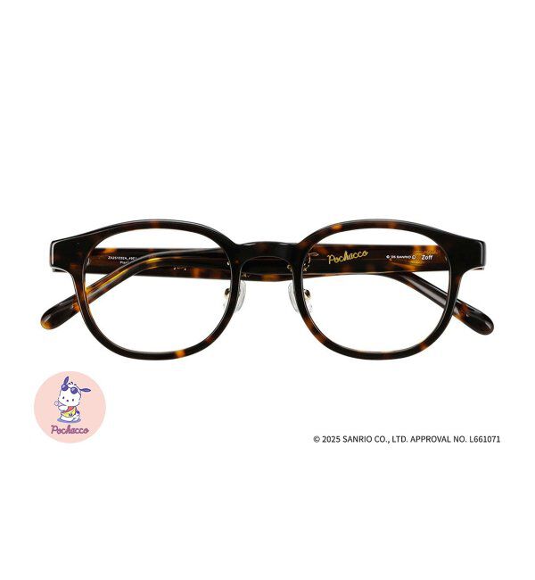  「Zoff｜はぴだんぶい 【ポチャッコ モデル】 メガネ｜伊達・度付きメガネ｜グッズ   レンズ交換券付」|メガネ|