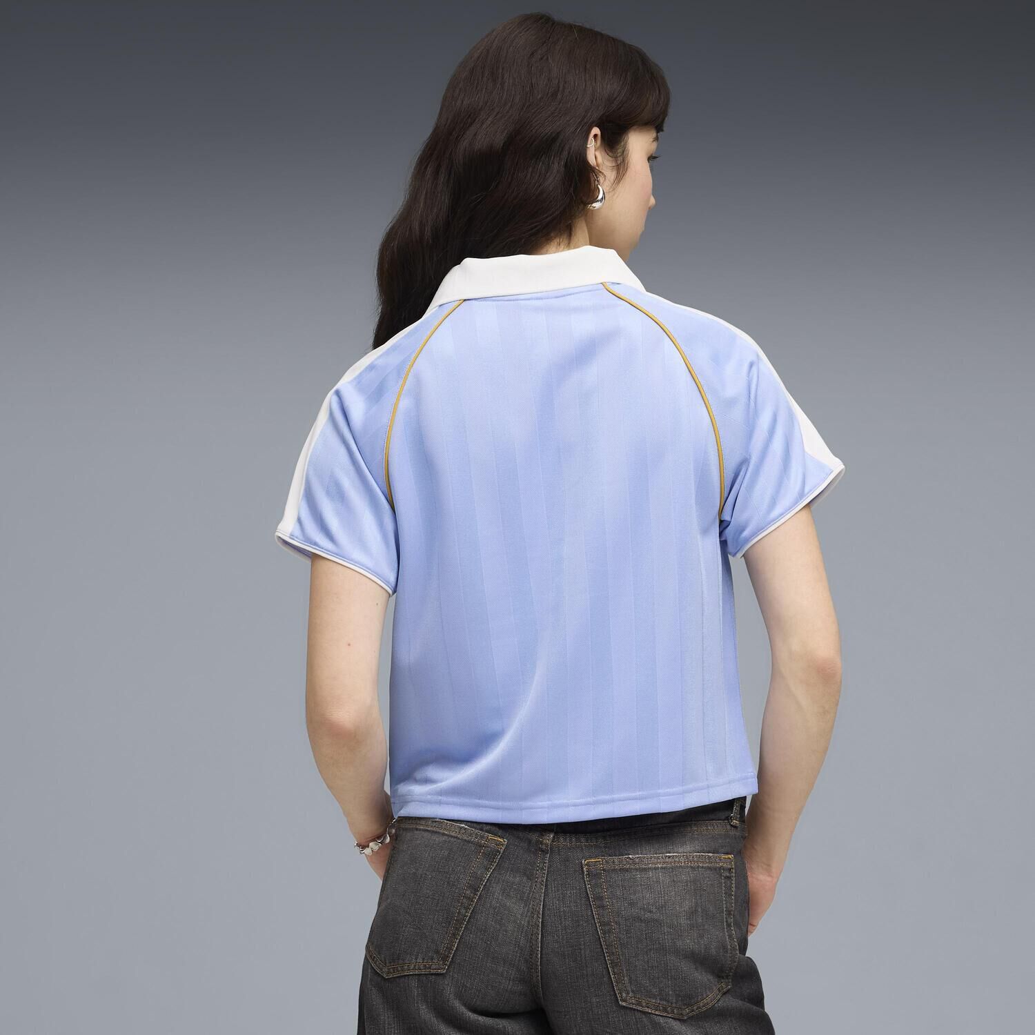 PUMA「【PUMA ｳｪｱ】W T7 RELAXED FOOTBALL JERSEY」|Tシャツ・カットソー|
