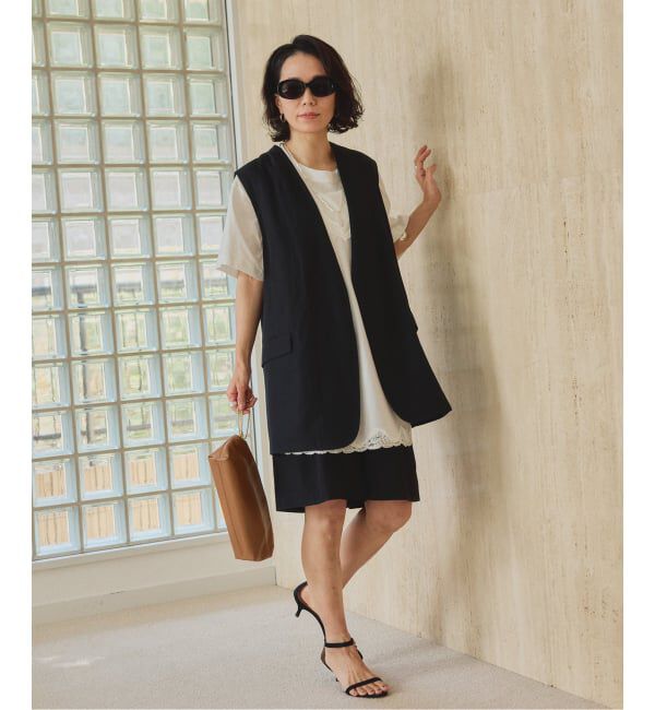 VERMEIL par iena「《セットアップ可》Cool Touch リネンジレ」|その他|