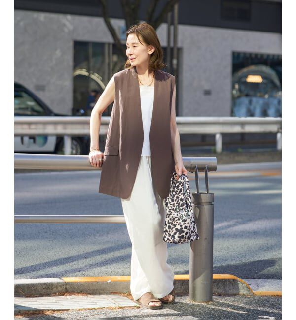 VERMEIL par iena「《セットアップ可》Cool Touch リネンジレ」|その他|