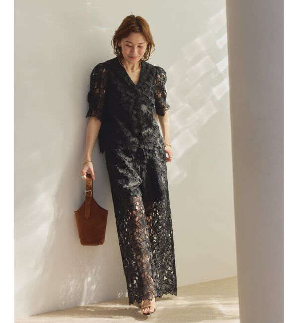 VERMEIL par iena「Cutwork Lace ブラウス」|シャツ・ブラウス|