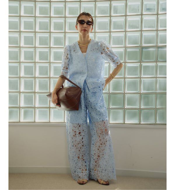VERMEIL par iena「Cutwork Lace ブラウス」|シャツ・ブラウス|