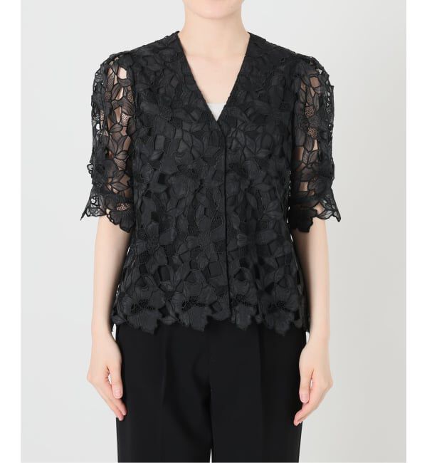 VERMEIL par iena「Cutwork Lace ブラウス」|シャツ・ブラウス|