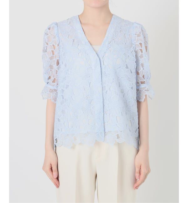 VERMEIL par iena「Cutwork Lace ブラウス」|シャツ・ブラウス|
