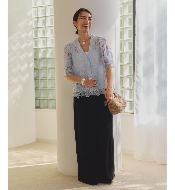 VERMEIL par iena「Cutwork Lace ブラウス」|シャツ・ブラウス|
