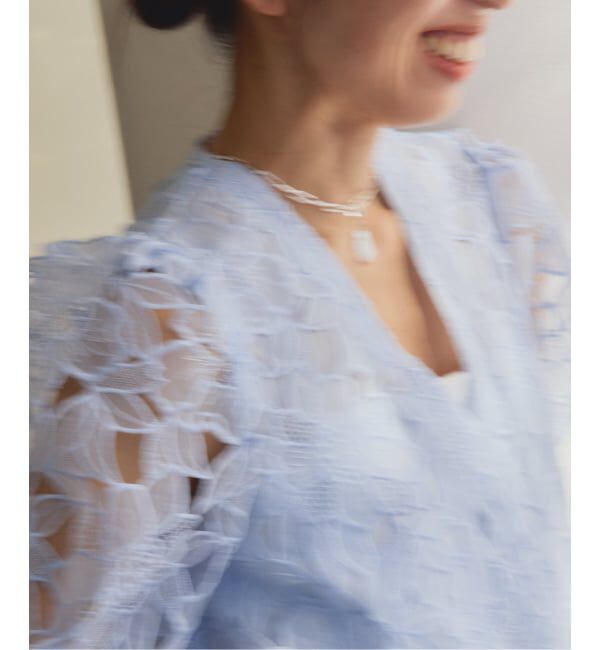 VERMEIL par iena「Cutwork Lace ブラウス」|シャツ・ブラウス|