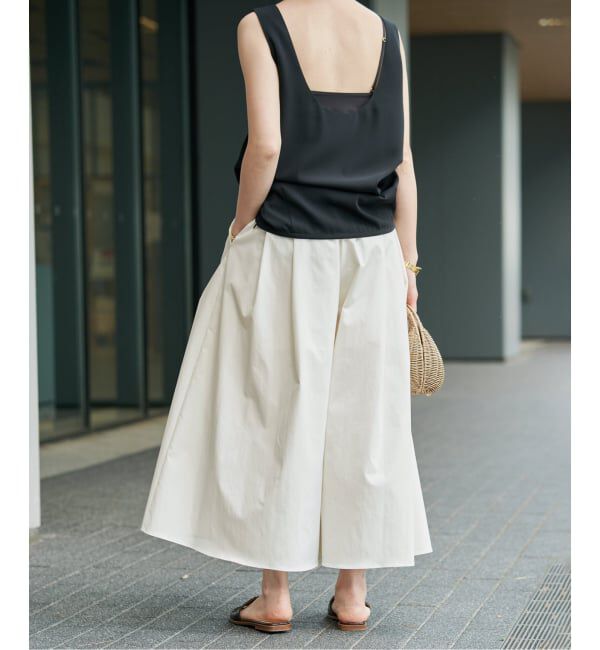 VERMEIL par iena「《手洗い可》LIMONTA ギャザーワイドクロップドパンツ」|その他|
