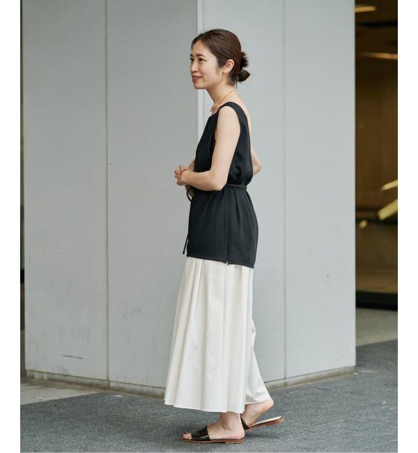 VERMEIL par iena「《手洗い可》LIMONTA ギャザーワイドクロップドパンツ」|その他|